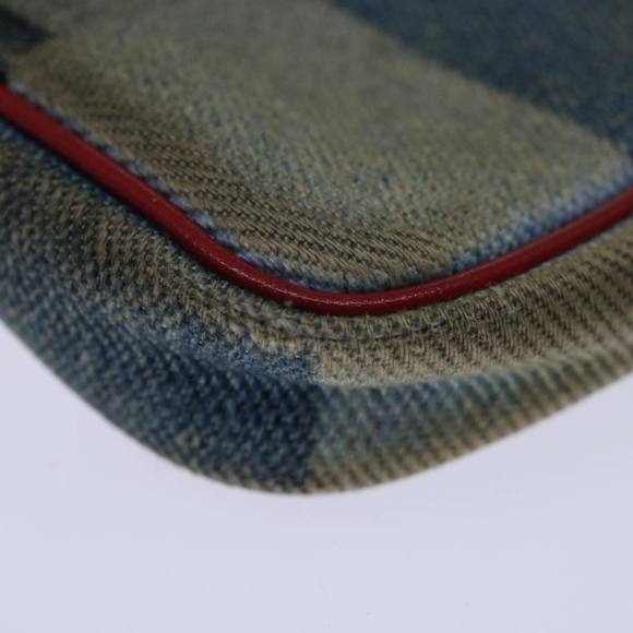 LOUIS VUITTON Monogram Denim Mini Pochette Accessoires Blue M68760 LV Auth 69550 - Picture 7 of 16